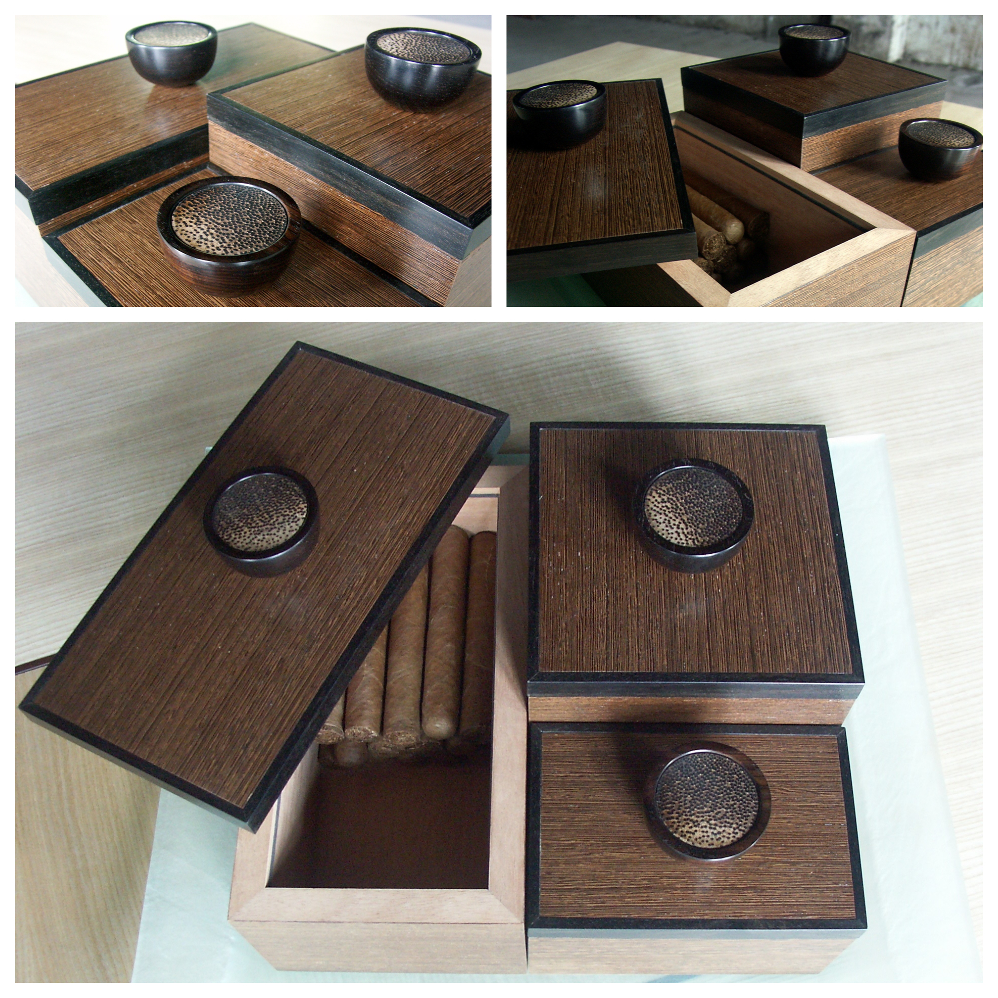 Boîtes à cigares de luxe | Artisanat d'art Atelier Drevelle.